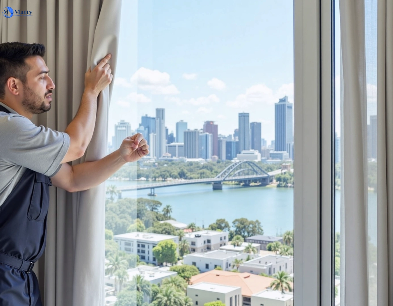 Professional curtain steam cleaning service mount-warrigal-nsw QLD by Matty Curtain Cleaning