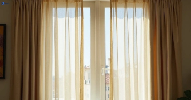 Dull dusty drapes in mount-warrigal-nsw before professional cleaning